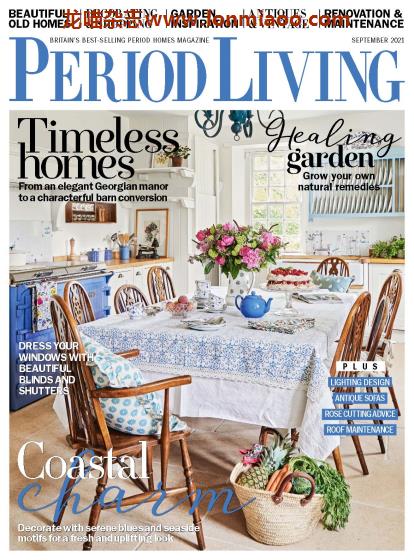 [英国版]Period Living 花园室内装修设计杂志 2021年9月刊